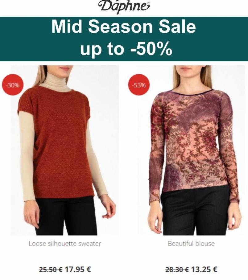Mid Season Sale up to -50%. Daphne (2022-01-31-2022-01-31)