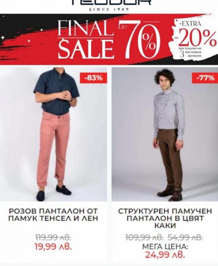 Final Sale up to 70% Off. TEODOR (2022-02-21-2022-02-21)