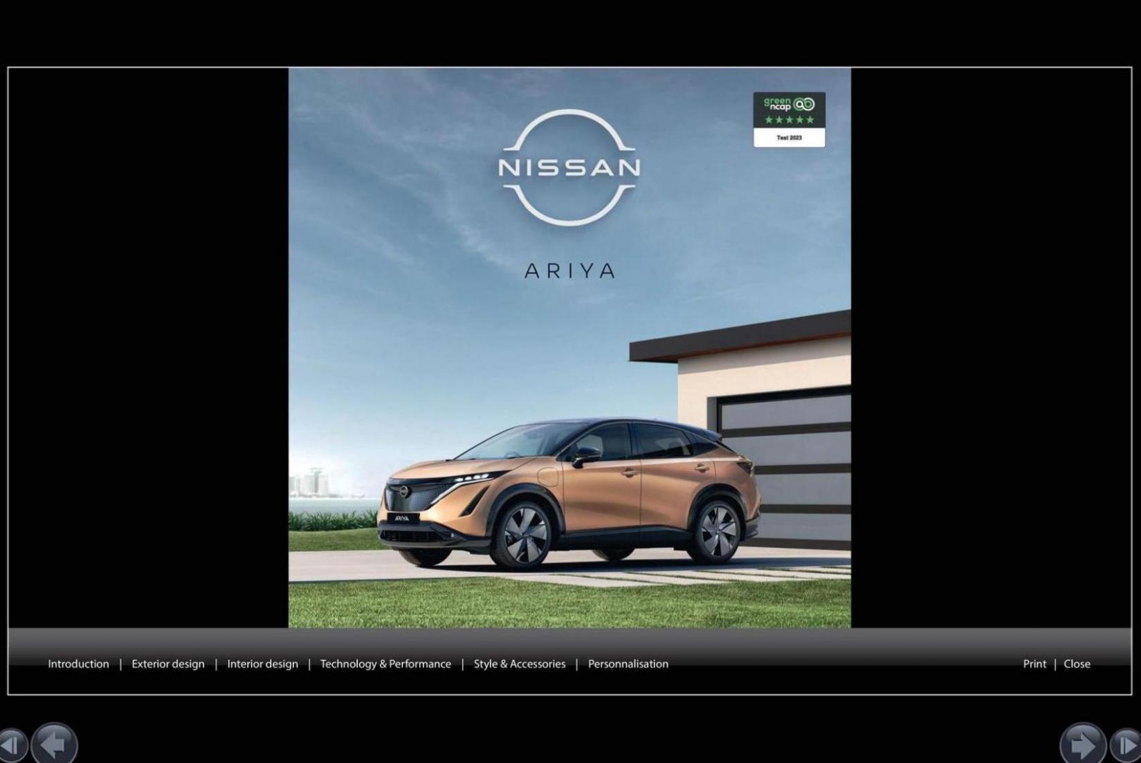 Nissan Ariya. Nissan (2023-12-31-2023-12-31)