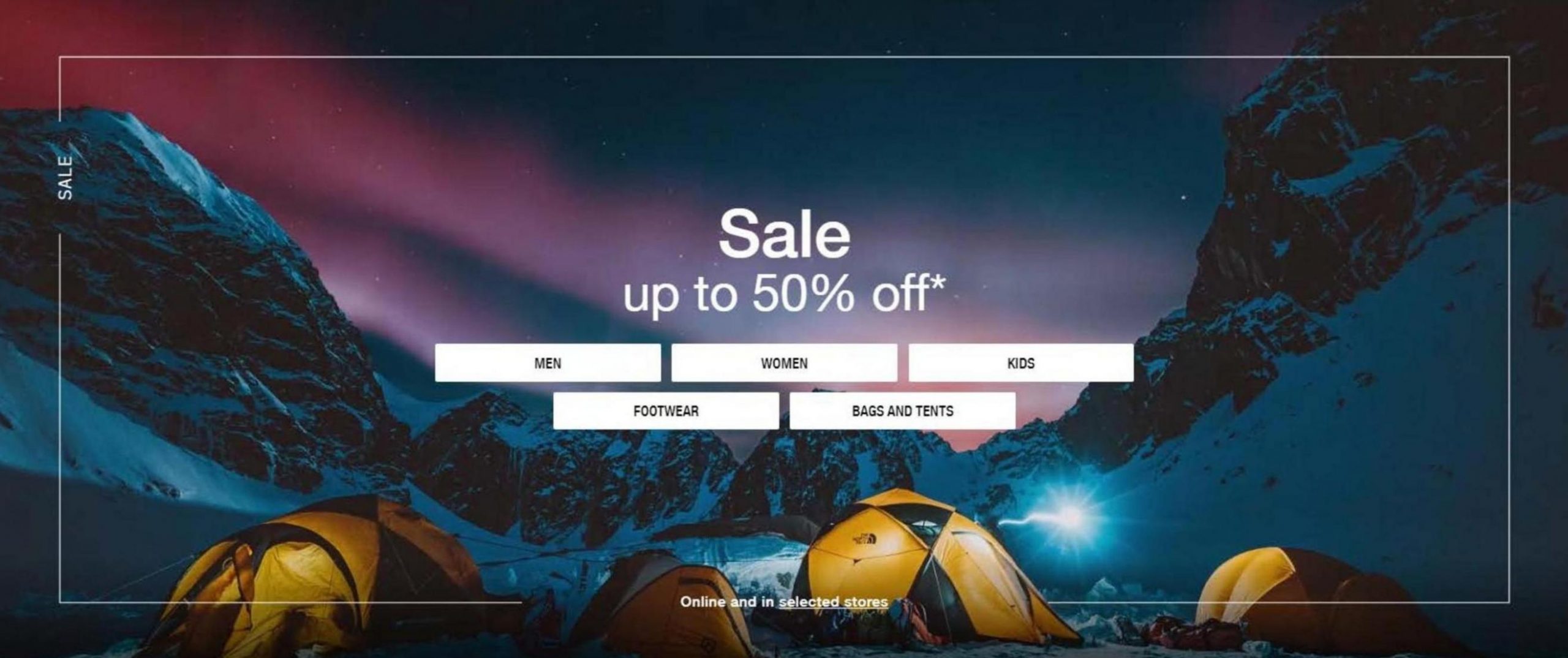 Sale up to 50% off. The North Face (2024-02-05-2024-02-05)